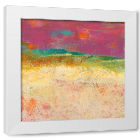 Apricity  III White Modern Wood Framed Art Print by Jachimiec, Sue