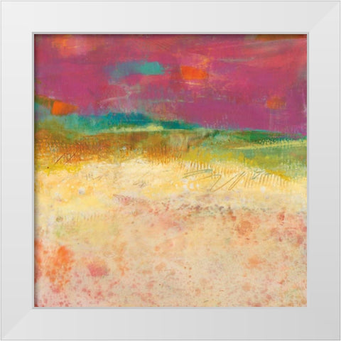 Apricity  III White Modern Wood Framed Art Print by Jachimiec, Sue