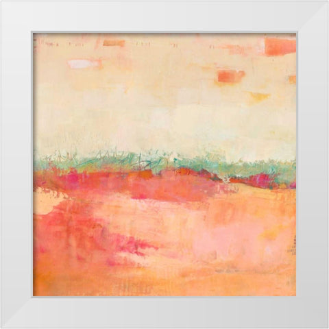 Apricity  IV White Modern Wood Framed Art Print by Jachimiec, Sue