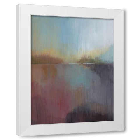 Canyon Mist I White Modern Wood Framed Art Print by Jerry, Alison