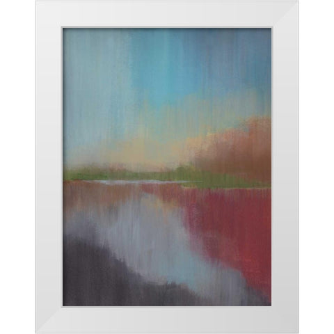 Canyon Mist II White Modern Wood Framed Art Print by Jerry, Alison