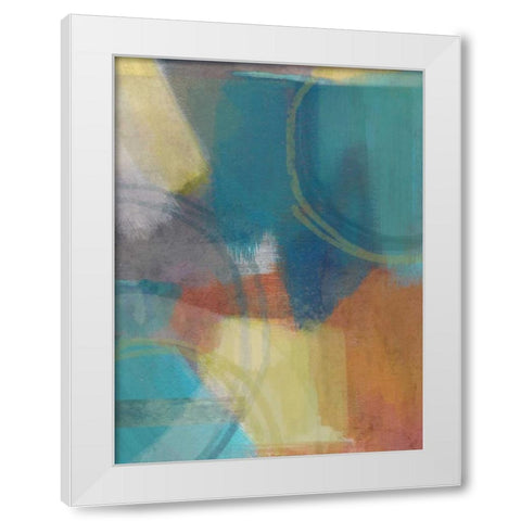 East Wind II White Modern Wood Framed Art Print by Jerry, Alison