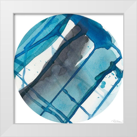 Geo Logic I White Modern Wood Framed Art Print by Stramel, Renee W.