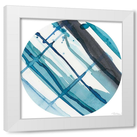 Geo Logic III White Modern Wood Framed Art Print by Stramel, Renee W.
