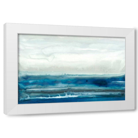 Lake Country II White Modern Wood Framed Art Print by Stramel, Renee W.