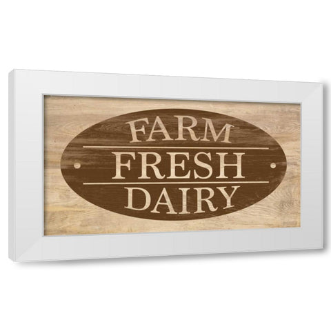 Farm Store II White Modern Wood Framed Art Print by Saunders, Alonzo
