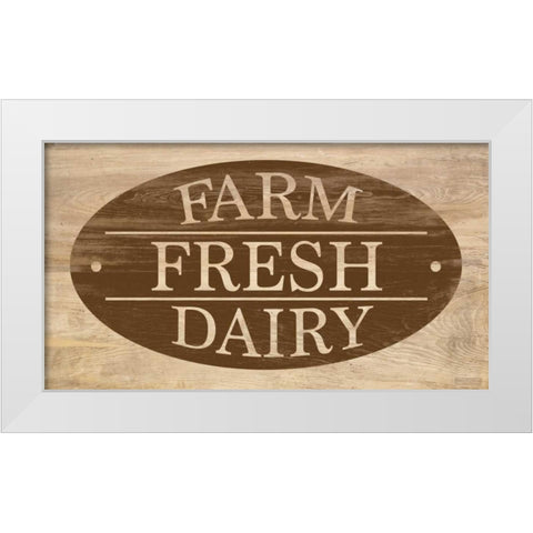 Farm Store II White Modern Wood Framed Art Print by Saunders, Alonzo