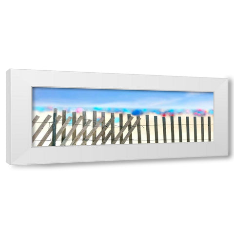 Beachscape II White Modern Wood Framed Art Print by McLoughlin, James