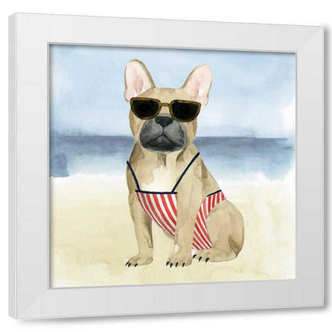 Hot Dog I White Modern Wood Framed Art Print by Popp, Grace
