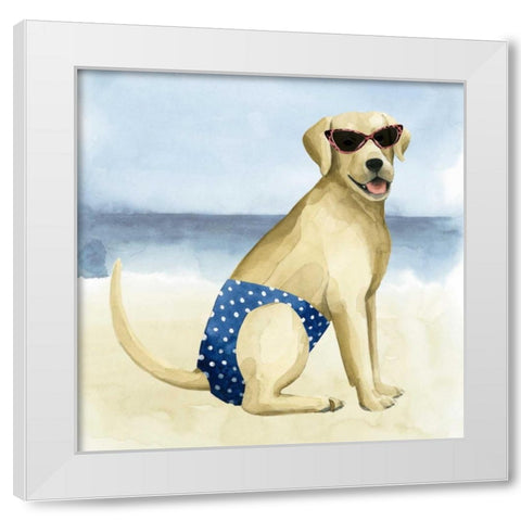 Hot Dog III White Modern Wood Framed Art Print by Popp, Grace
