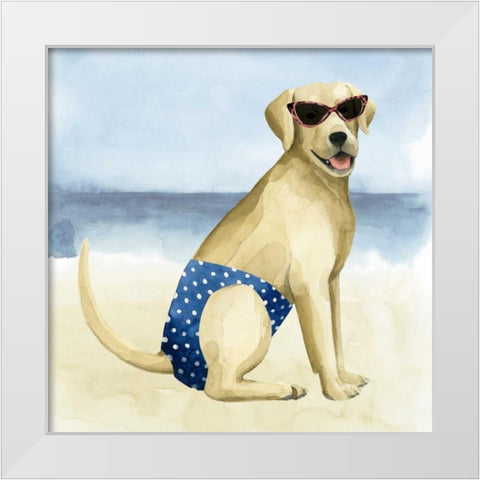 Hot Dog III White Modern Wood Framed Art Print by Popp, Grace