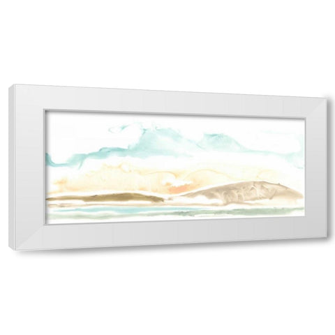 Daybreak at Sea II White Modern Wood Framed Art Print by Vess, June Erica
