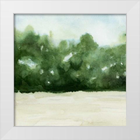 Loose Landscape I White Modern Wood Framed Art Print by Popp, Grace