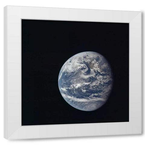 Space Photography II White Modern Wood Framed Art Print by Unknown