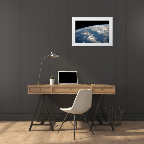 Space Photography XI White Modern Wood Framed Art Print by Unknown