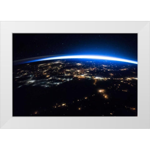 Space Photography XII White Modern Wood Framed Art Print by Unknown