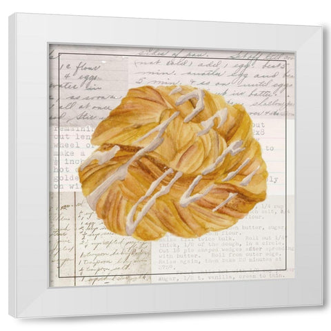 Sweet Tooth Pastries IV White Modern Wood Framed Art Print by Wang, Melissa