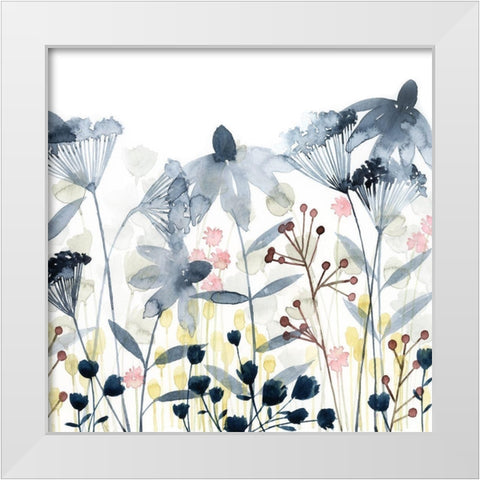 Layered Gardens II White Modern Wood Framed Art Print by Popp, Grace