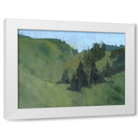 Radnor Walk White Modern Wood Framed Art Print by Bailey, Paul