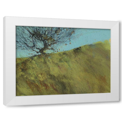 Gilfach Hawthorn White Modern Wood Framed Art Print by Bailey, Paul