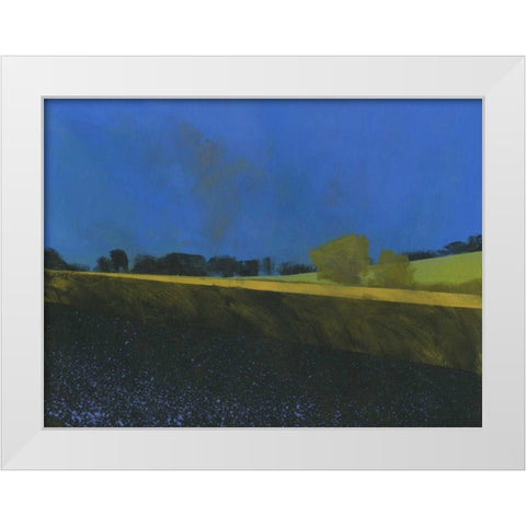 Dark Earth White Modern Wood Framed Art Print by Bailey, Paul