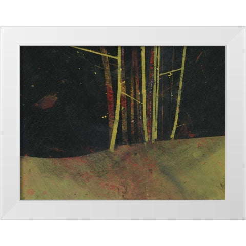 Into the Dark Wood White Modern Wood Framed Art Print by Bailey, Paul