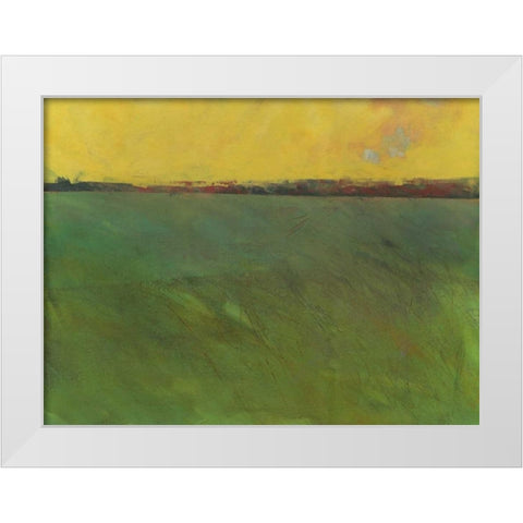 Five- Thirty White Modern Wood Framed Art Print by Bailey, Paul