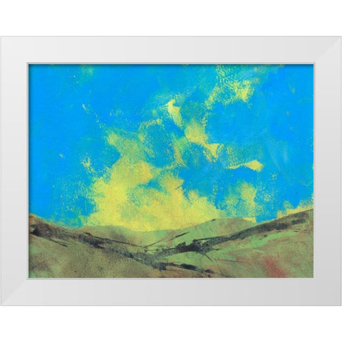 The Light of the Valley White Modern Wood Framed Art Print by Bailey, Paul