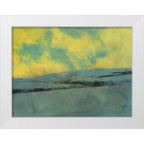 Pale Morning Light White Modern Wood Framed Art Print by Bailey, Paul