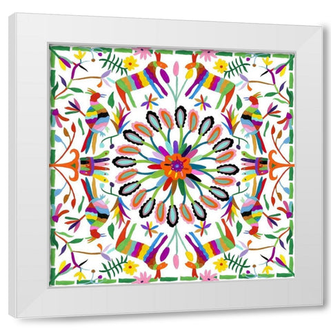 Hallucination II White Modern Wood Framed Art Print by Wang, Melissa