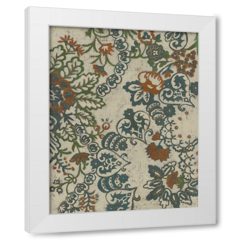 Wood Vine IV White Modern Wood Framed Art Print by Zarris, Chariklia