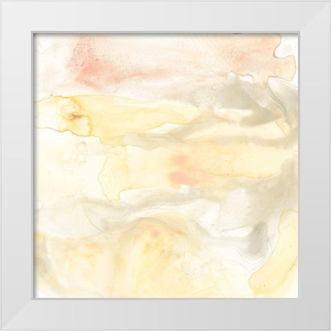 Mesa Sunrise I White Modern Wood Framed Art Print by Vess, June Erica