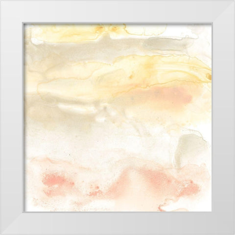 Mesa Sunrise II White Modern Wood Framed Art Print by Vess, June Erica