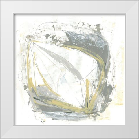 Neutral Diadem II White Modern Wood Framed Art Print by Vess, June Erica