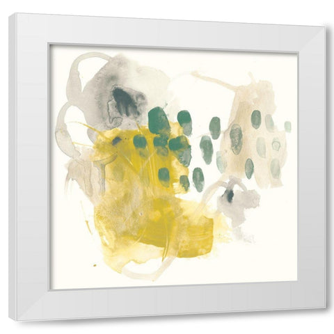 Apex Formula I White Modern Wood Framed Art Print by Vess, June Erica
