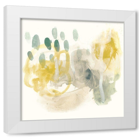 Apex Formula II White Modern Wood Framed Art Print by Vess, June Erica