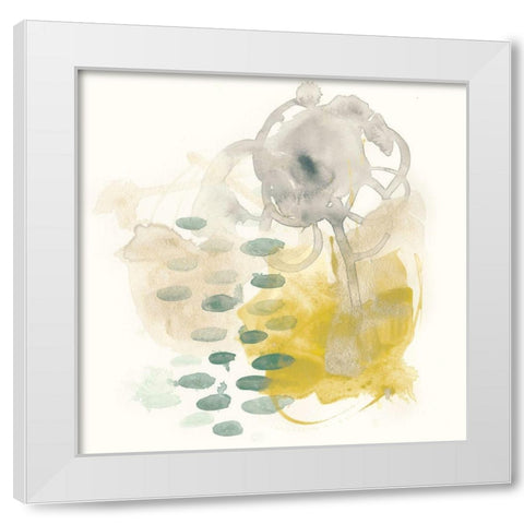 Apex Formula III White Modern Wood Framed Art Print by Vess, June Erica