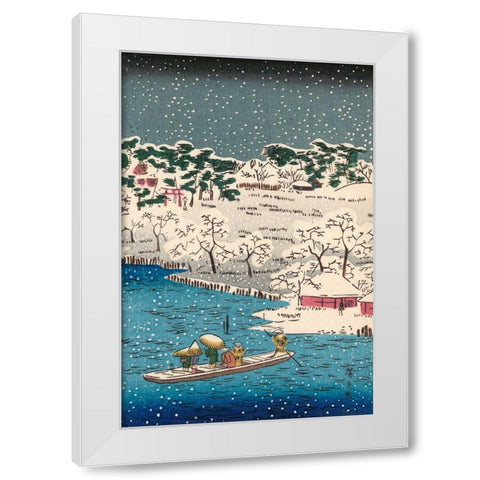 Iconic Japan VIII White Modern Wood Framed Art Print by Unknown