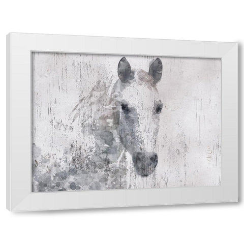 Dapple Horse I White Modern Wood Framed Art Print by Orlov, Irena