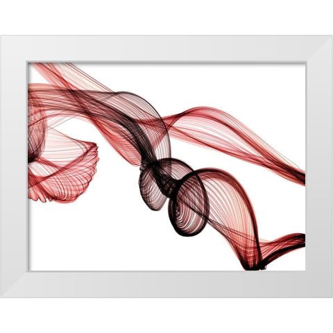 Invisible World II White Modern Wood Framed Art Print by Orlov, Irena