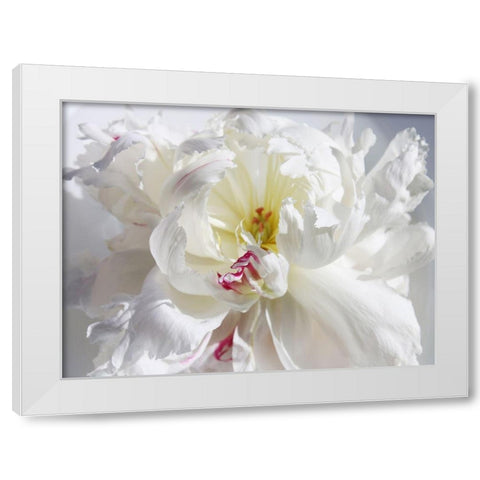 Breathless V White Modern Wood Framed Art Print by Orlov, Irena