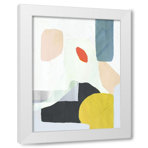 Summer Salad II White Modern Wood Framed Art Print by Borges, Victoria