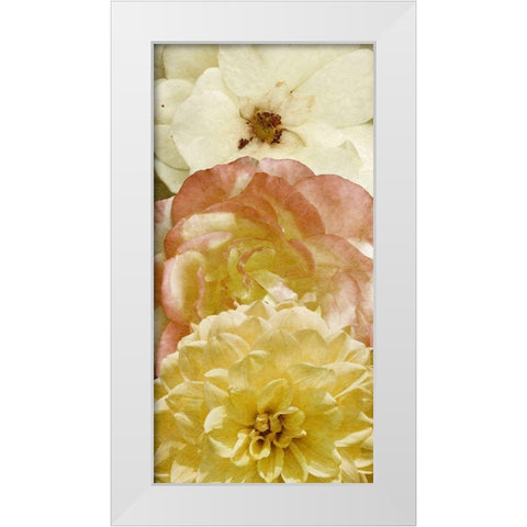 Beautiful Triad II White Modern Wood Framed Art Print by Saunders, Alonzo