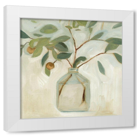 Neutral Arrangement I White Modern Wood Framed Art Print by Scarvey, Emma