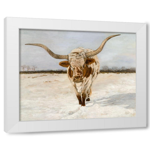 Sentimental Journey I White Modern Wood Framed Art Print by Winkler, Kathy