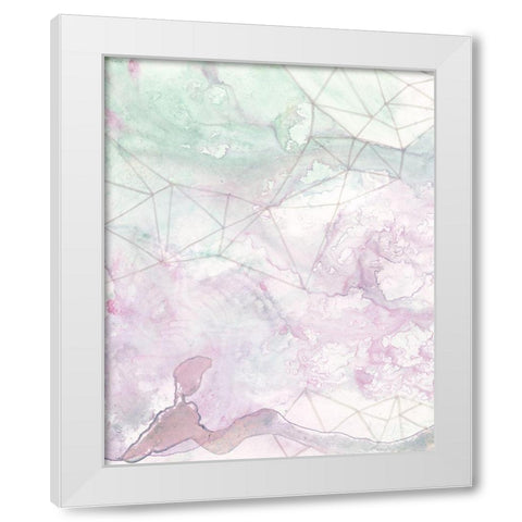 Centauri I White Modern Wood Framed Art Print by Stramel, Renee W.