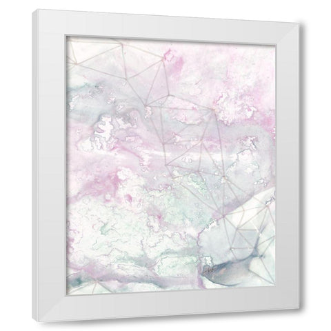 Centauri II White Modern Wood Framed Art Print by Stramel, Renee W.