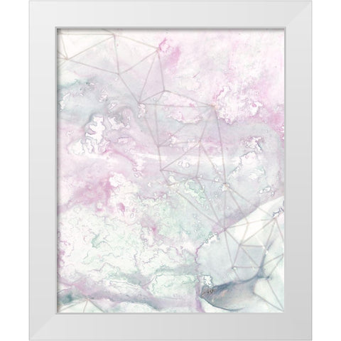 Centauri II White Modern Wood Framed Art Print by Stramel, Renee W.