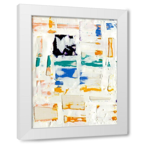 Basket Weave I White Modern Wood Framed Art Print by Ludwig, Alicia