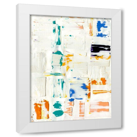 Basket Weave II White Modern Wood Framed Art Print by Ludwig, Alicia